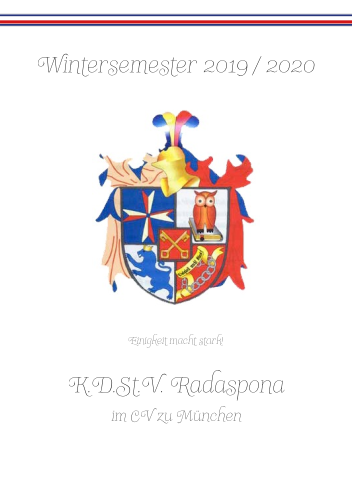 Wintersemester 2019 / 2020